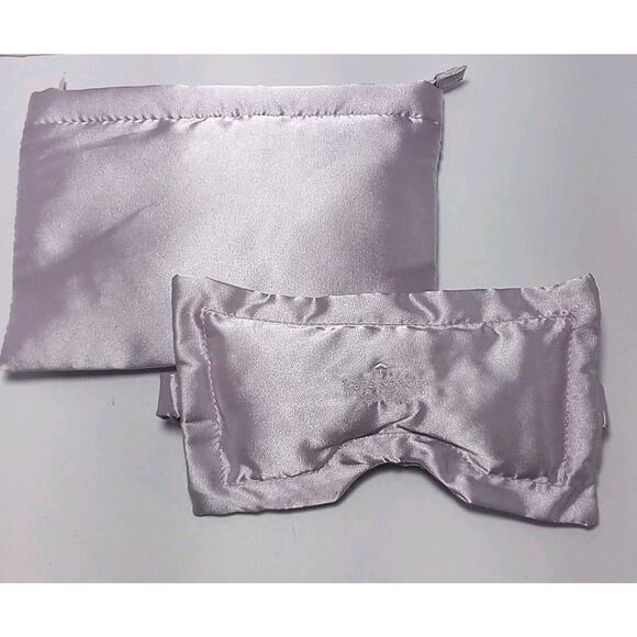 Kate Spade Makeup Bag With Eye Mask Pink NWOT - Picture 1 of 2